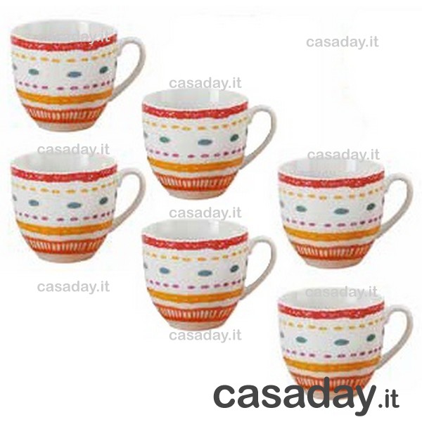 TAZZINE CAFFE' PZ.6 SENZA PIATTO 